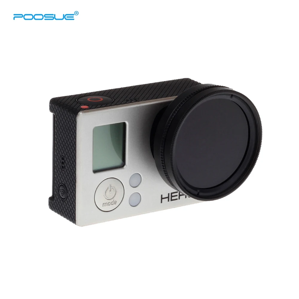 Go Pro 37 мм круговой поляризатор поляризационный фильтр объектива CPL Для GoPro Hero4 3 + HERO