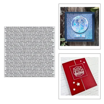 

2020 New Hot Thanksgiving English Letter Word THANK YOU Sentiment Stamp and Metal Cutting Dies Scrapbooking Foil For Card Making