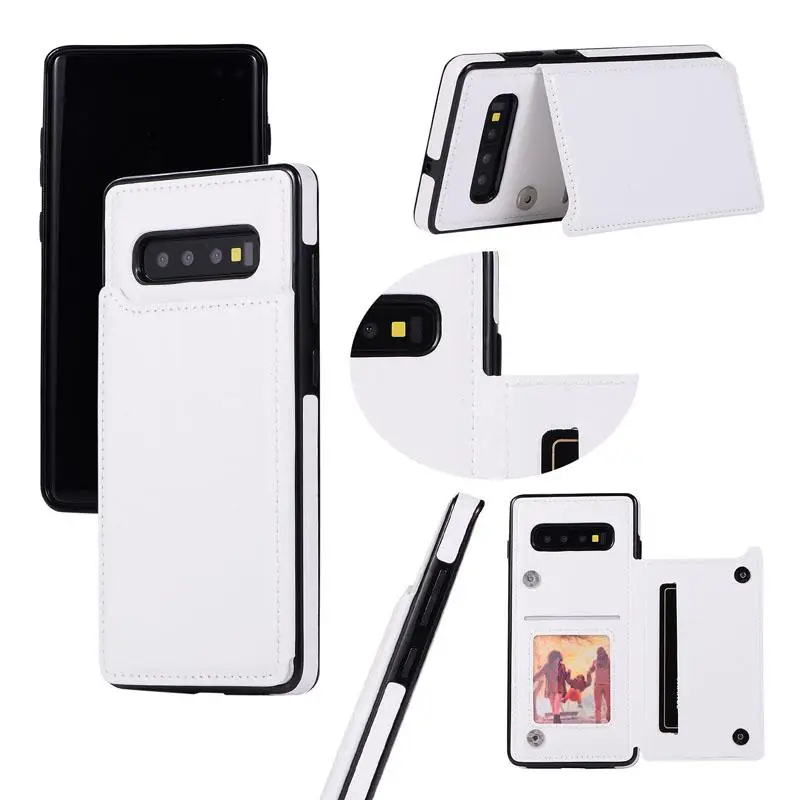 Кожаный флип-чехол для samsung Galaxy S7 S8 S9 S10 плюс роскошный защитный чехол-бумажник на магните чехол для samsung Note10 Pro S10E противоударный корпус
