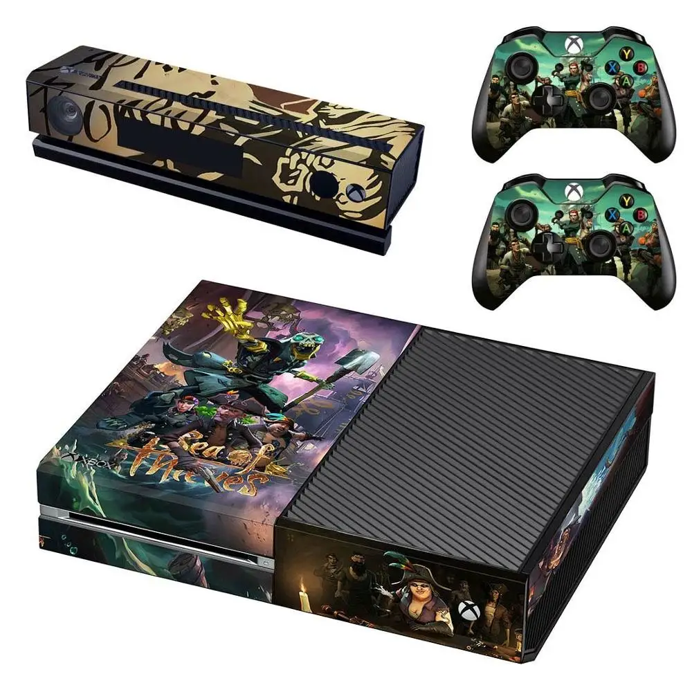GSTM1487 Морские воры наклейки s для xbox one виниловые наклейки на кожу наклейки Pegatinas для xbox one консоль Kinect два контроллера шкуры - Цвет: GSTM1487