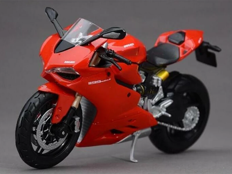 1:12 1199 Panigale красный литой мотоцикл для Ducati игрушечный мотоцикл Детский Рождественский подарок