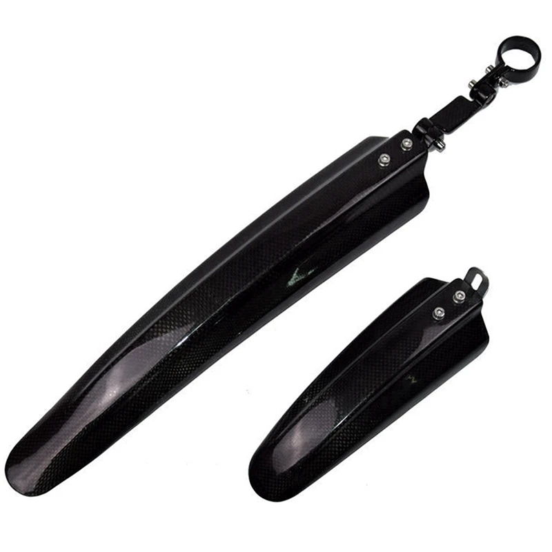 

Bicycle Carbon Mudguard Road Bike Fenders Set Mudguards Bicycle Mudguard Wings For Bicycle Front/Rear Fenders(Bright)