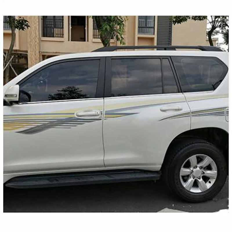 Для Toyota prado 2010- Модифицированная оконная отделка всех автомобилей с полосками отделки окон из нержавеющей стали