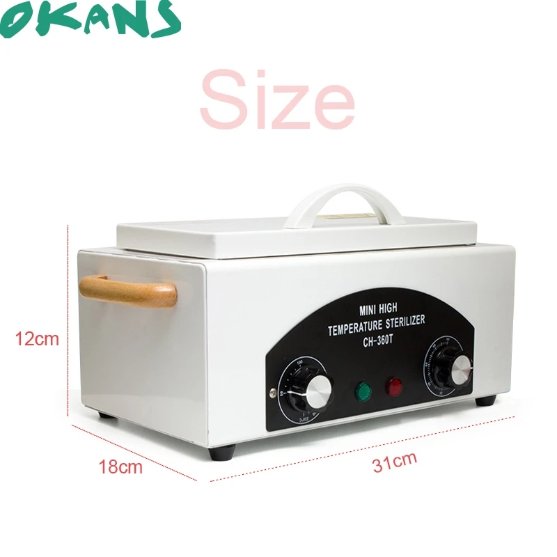 

Hot Air Disinfection Nail Art Tools Air Sterilizer High Temperature Sterilizer Home Use CH-360T