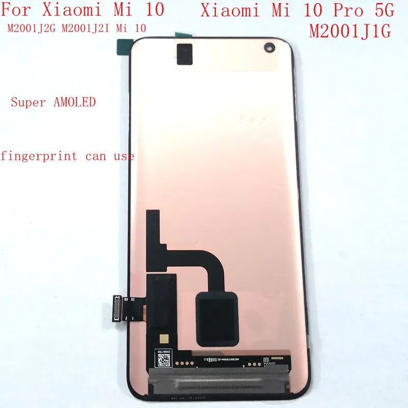 6.67"For Xiaomi Mi 10 M2001J2G mi10 Lcd screen display Touch Glass
