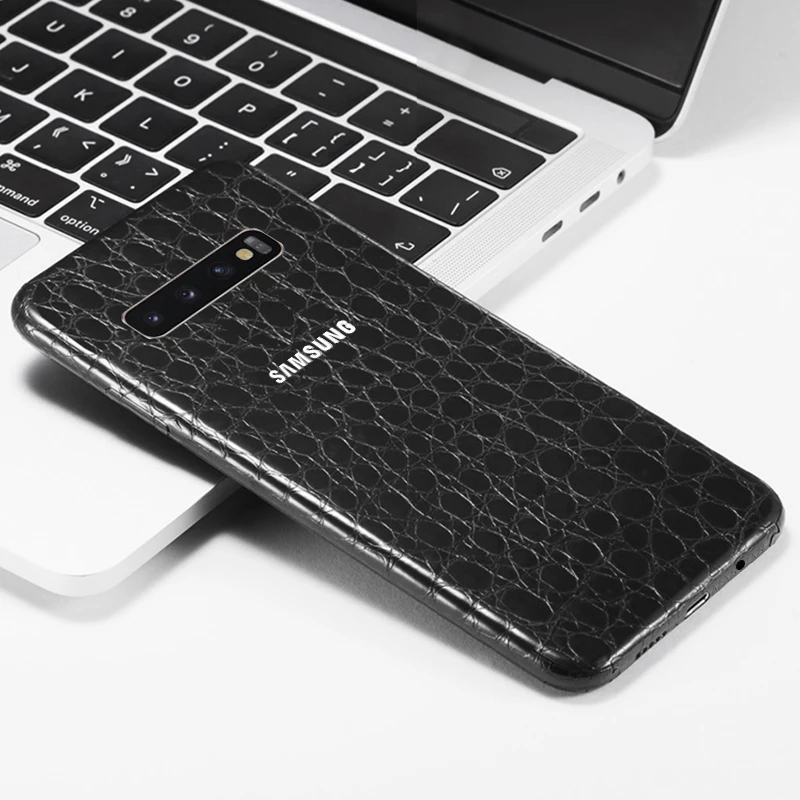 Роскошный тонкий защитный чехол YCSTICKER с текстурой животного Для SamsungGalaxy S10 s10Plus