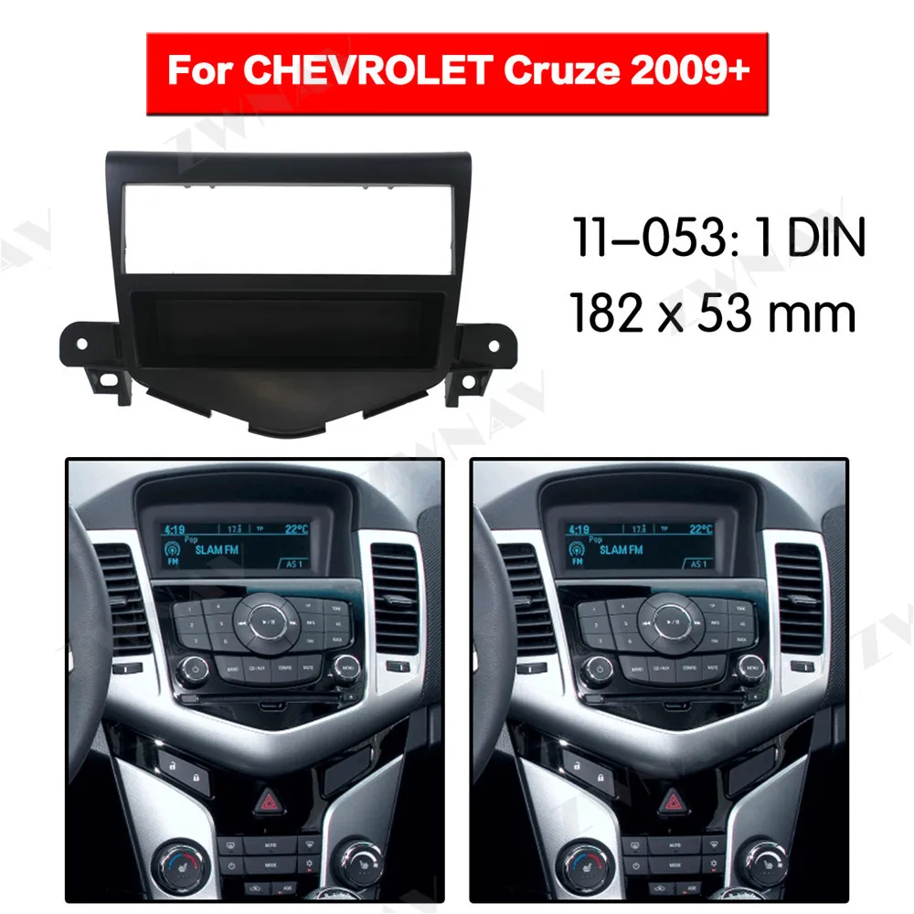 Радио для Chevrolet Cruze 2009+ 1DINBracket dvd-плеер фасции автомобиля стерео радио установка тире