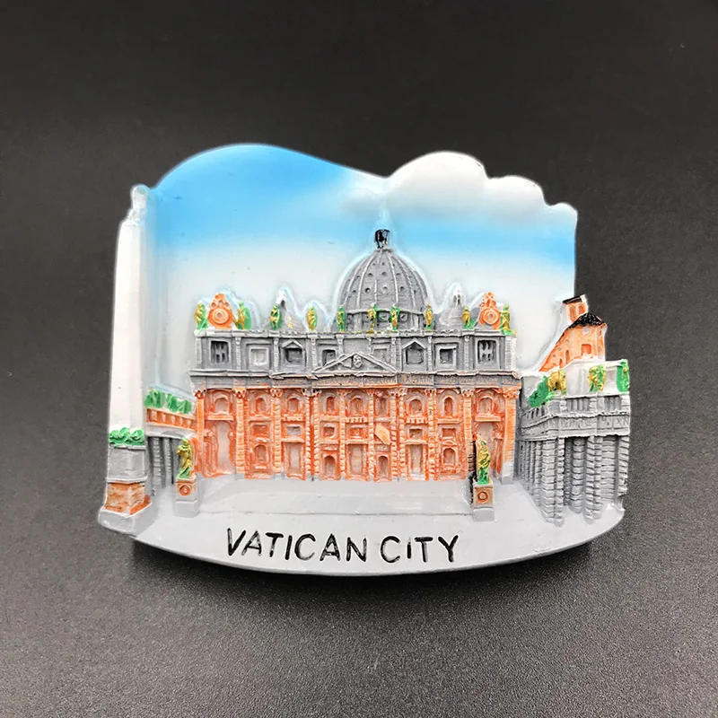 World tourism souvenir Austria Malaysia Vatican Thailand New Zealand Singapore Russia Macao Morocco fridge magnet stickers
