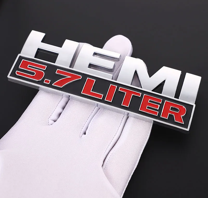 3D автомобильный стикер 5,7 литровый логотип Hemi эмблема бейдж с именем наклейки для ram 1500 2500 3500 Jeep Dodge Challenger автомобильные аксессуары