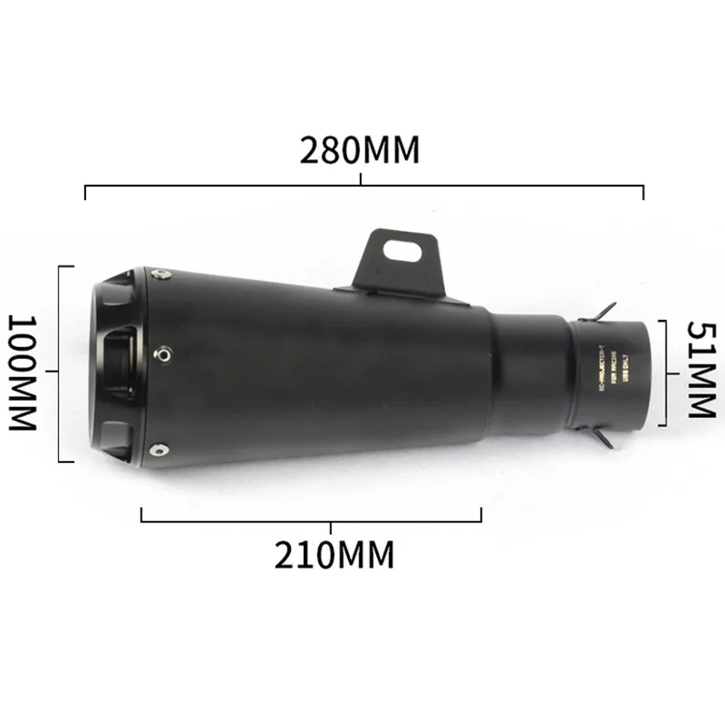 51 мм левый и правый Akrapovic мотоцикл глушитель труба для Honda CBR1000 для Yamaha R6 для Kawasaki выхлопная труба