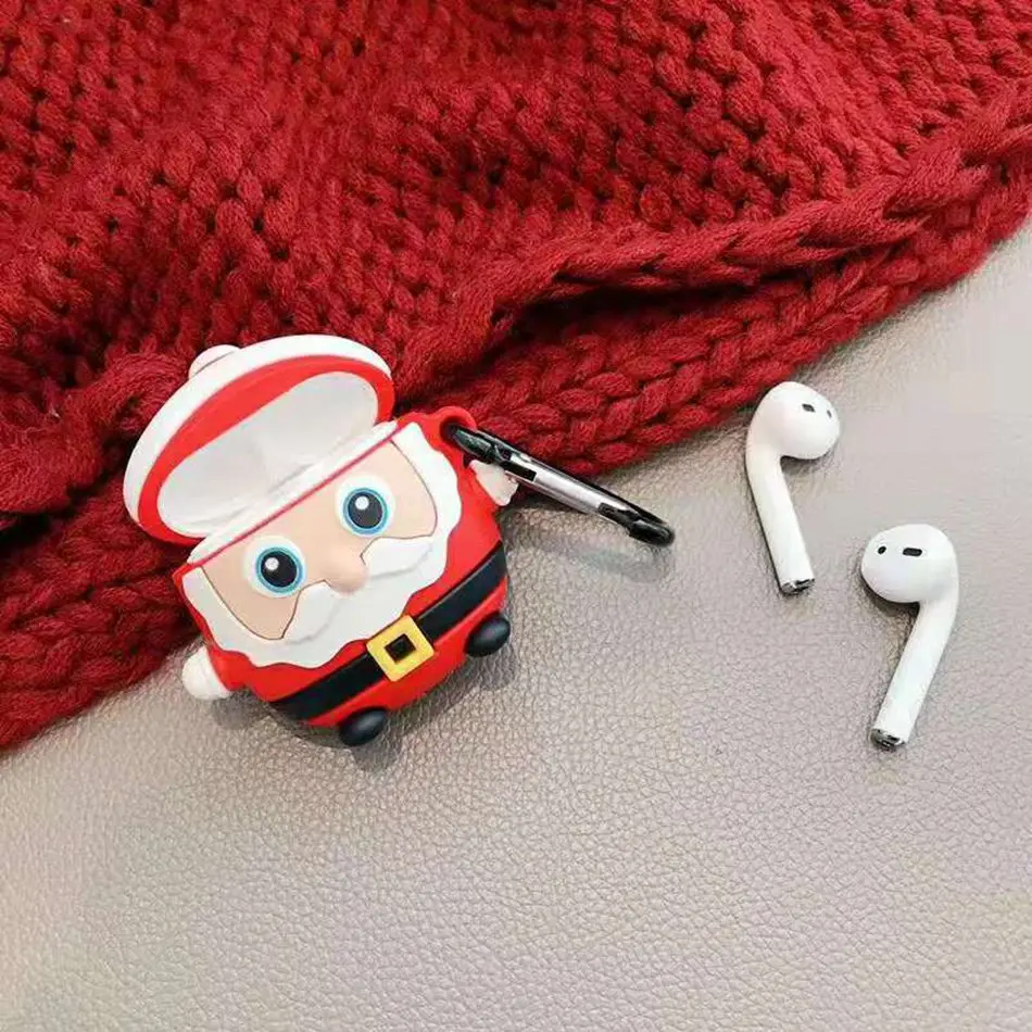A13 Чехол для AirPods с милым 3d-изображением животных из мультфильмов, чехол для Airpods 2/i10/i11 TWS, защитный чехол на крючок карабина - Цвет: A13