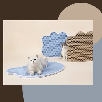 

Cat Litter Mat Anti-take-out Cat Litter Cleaning Mat Cat Mat Toilet Foot Mat Floor Mat Double-layer Sand Control Mat