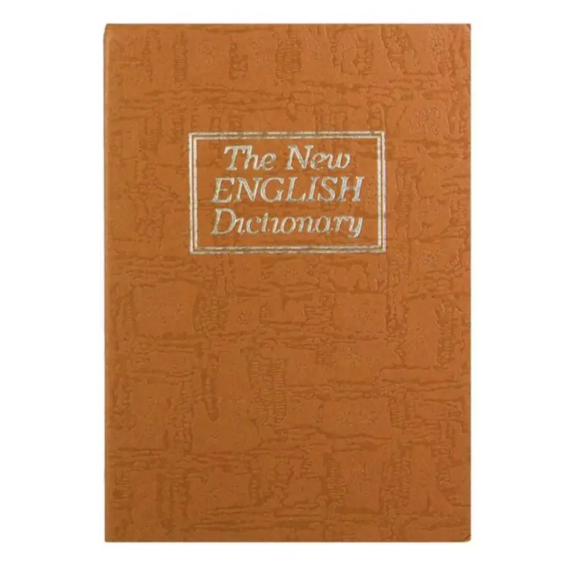 Полый словарик, Мини Сейф, книга, деньги, скрытая секретная безопасность, безопасный замок, наличные деньги, монета для хранения, ювелирная для ключей, шкафчик для детей, Gif - Цвет: Цвет: желтый