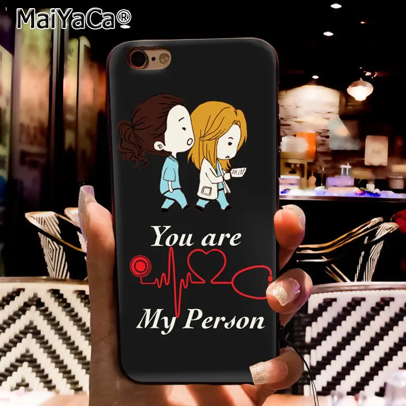 MaiYaCa ты мой человек серый Анатомия чехол для телефона для iphone 11 Pro 11Pro Max 8 7 6 6S Plus X XS MAX 5 5S SE XR