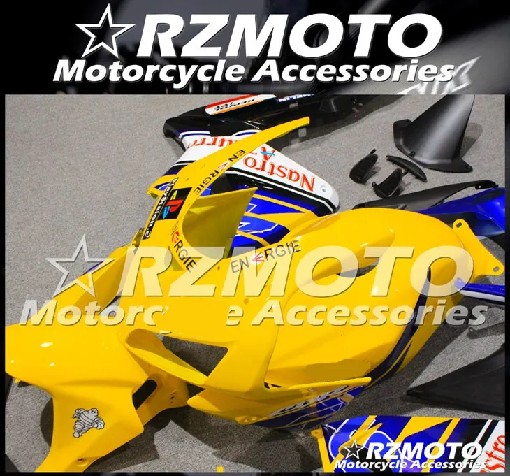 4 подарки ABS мотоцикл полный обтекатель комплект подходит для CBR600RR F5 2005 2006 05 06 cbr600 600RR тела набор желтый синий