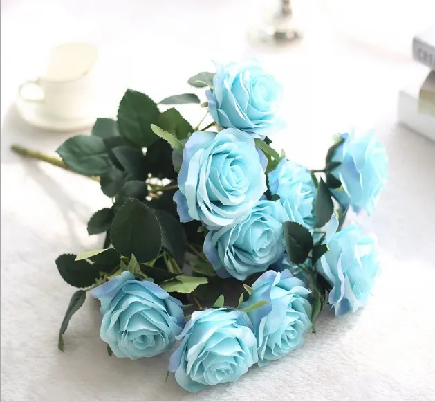 Искусственный шелк, 1 букет, французская Роза, цветочный букет, искусственный цветок, для оформления стола, Маргаритка, свадебные цветы, Декор, вечерние, аксессуары, Флорес