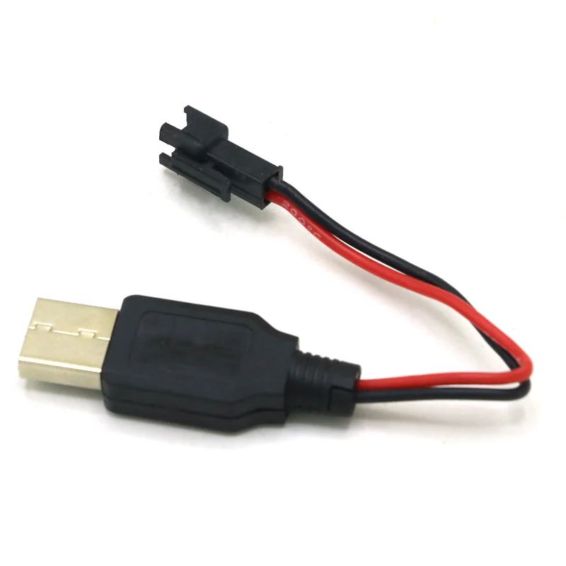 Chargeur USB multiports 3.7V avec connecteurs détachés, câble enroulé à côté
