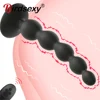 10 Speed Anal Vibrator Anal Beads Prostate Massage Dual Motor Butt Plug Stimulator USB Charge Vibrators Sex Toys For Men Women 1