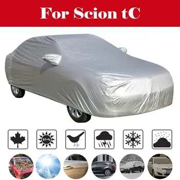 

Full Car Cover Outdoor Anti-UV Sun Rain Scratch Snow Protector MPV Cover Windproof For Scion tC