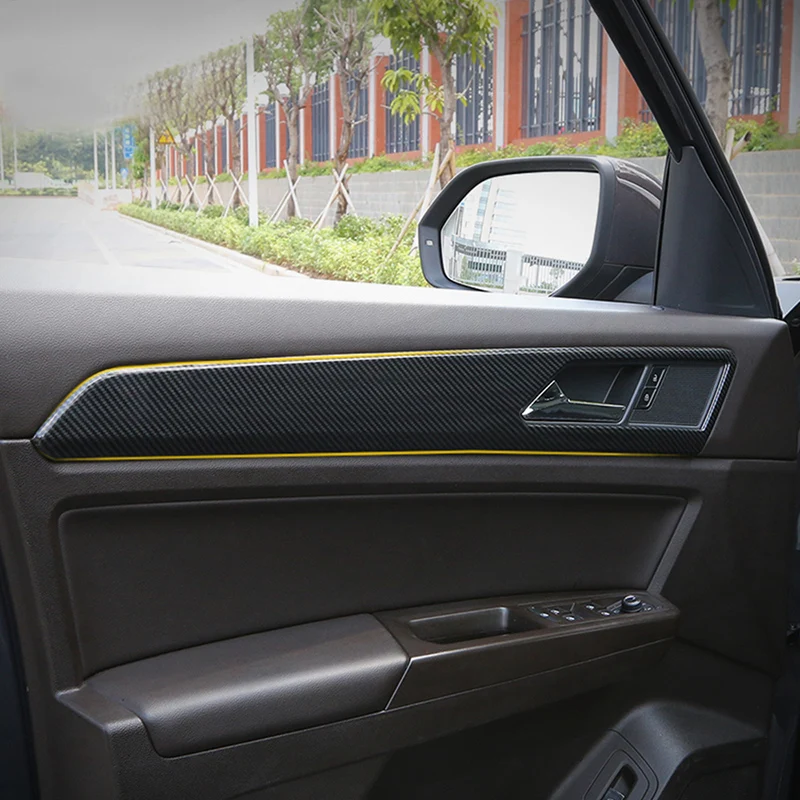GELINSI для Volkswagen VW Atlas- авто внутренняя дверная ручка Накладка рамка накладка наклейки хромированные аксессуары для интерьера