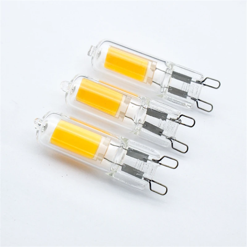 

Mini G9 LED Lamp 6W 9W 12W Glass COB Light Bulb 360 Beam Angle For Home Lighting AC 220V 230V Replace Halogen Spotlight