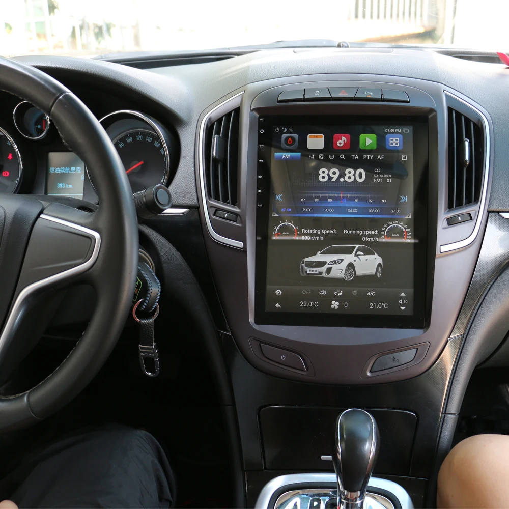 OnKar вертикальный экран для Buick/Opel Insignia CD300 CD400 Regal Vauxhall- с ОС Android 8,1 Octa Core 4 Гб+ 64 ГБ