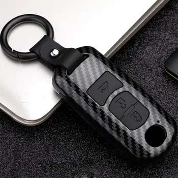 

Carbon fiber ABS Car Remote Key Case Fob Cover For Mazda 2 3 6 Atenza Axela CX-5 CX5 CX 5 CX-7 CX-9 2015 2016 2017 2018 Smart