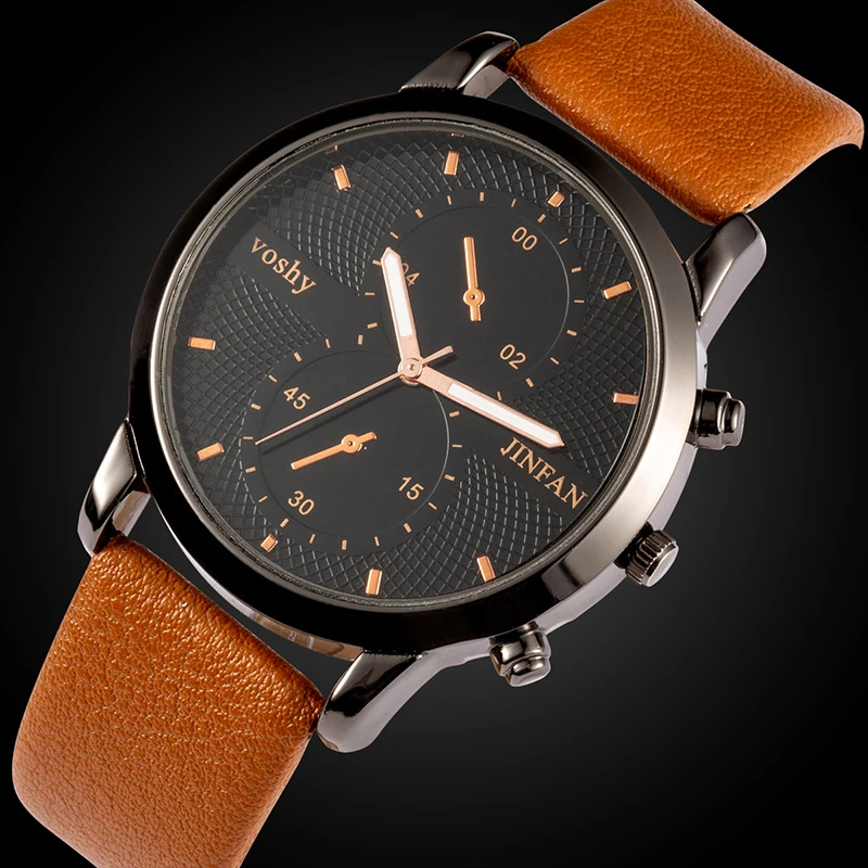 

Men Watch Minimalism Casual Quartz Mens Simple WristWatch Leather Strap Business Sport Unique Male Watch Clock reloj hombre