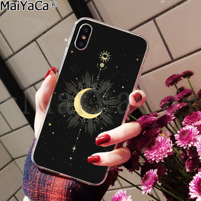 Art Sun Flowers Cat Snake Moon