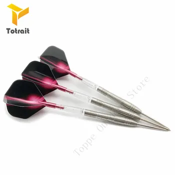 

TOtrait New Darts High-grade Tungsten Steel Darts 23g Barrels 95% Tungsten Professional Tip Dart Swords Series Game Level Black