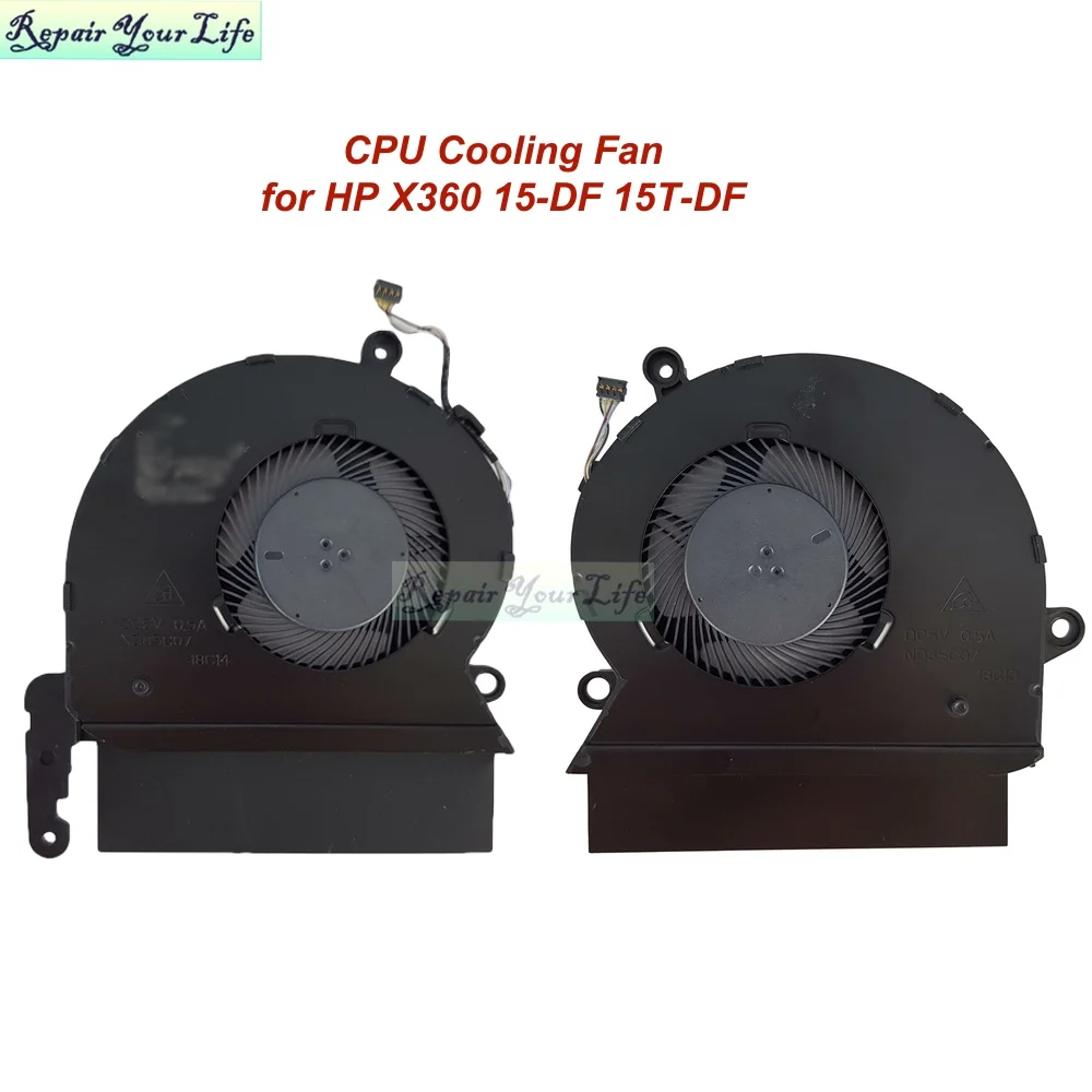 Ventilador de Refrigeração para hp Spectre X360 15t-df 15t-df000 15-df Notebook Cpu Gpu Radiador Refrigerador L38109001 L38108-001 Novo - Imagem 3