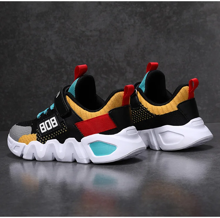 KIDS Boys Sneakers FOR Children Boy Casual Shoes Breathable MESH AND SOFT SOLE BIG KIDS 6~12YEARS CHILD SIZE 28-39# boy sandals fashion