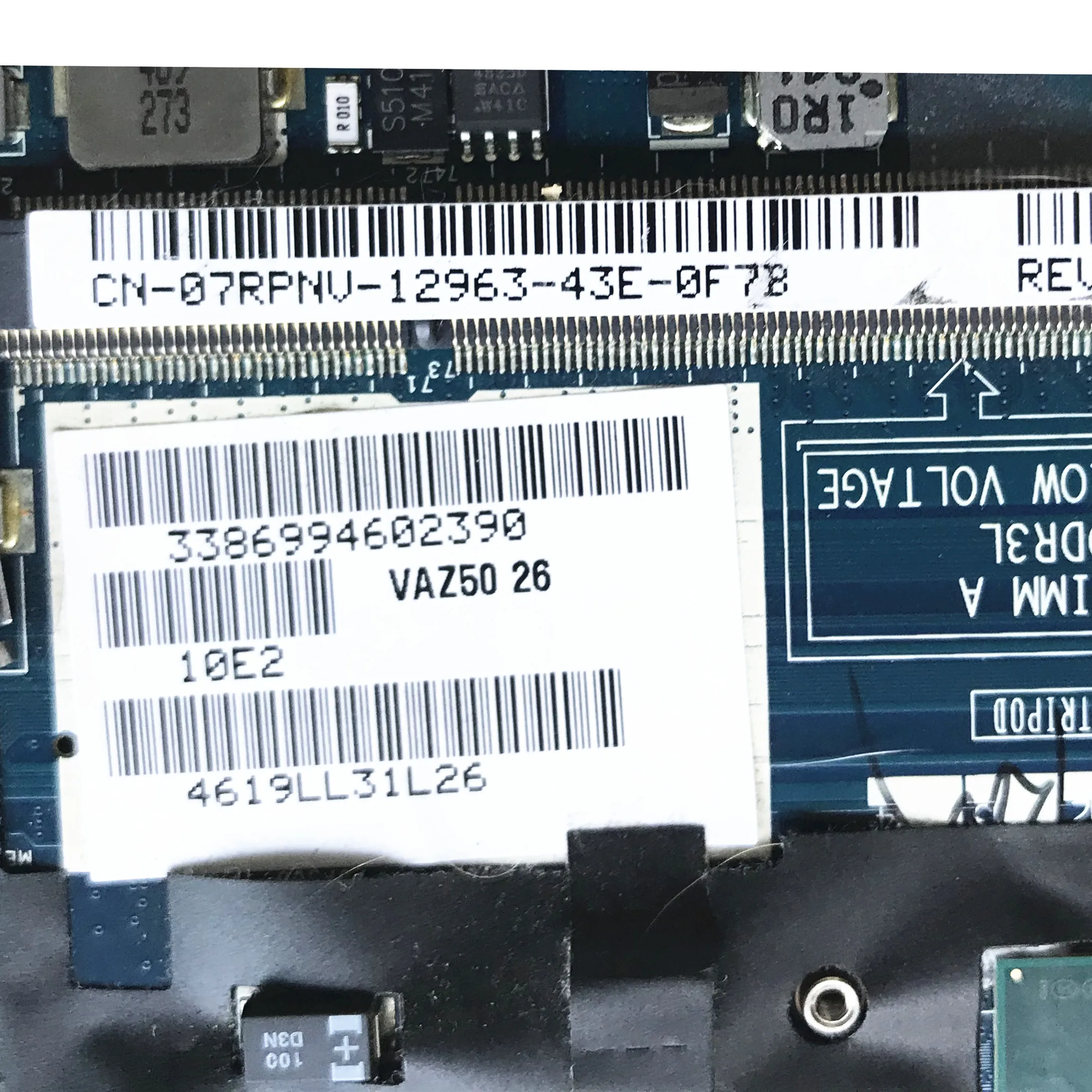 Для Dell E7240 материнская плата для ноутбука VAZ50 LA-9431P CN-07RPNV 07RPNV 7RPNV с SR1E0 i5-4300U DDR3L MB протестированная Быстрая