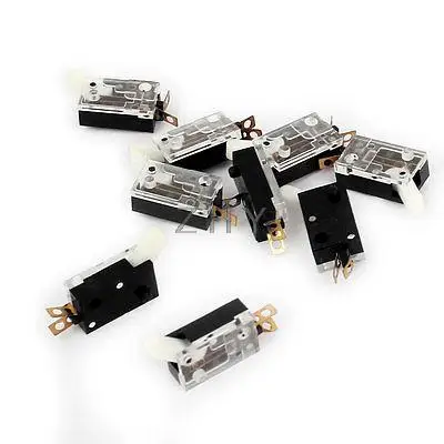 

9 Pcs 2 Pins Terminal Momentary SPST Micro Switch for Camera