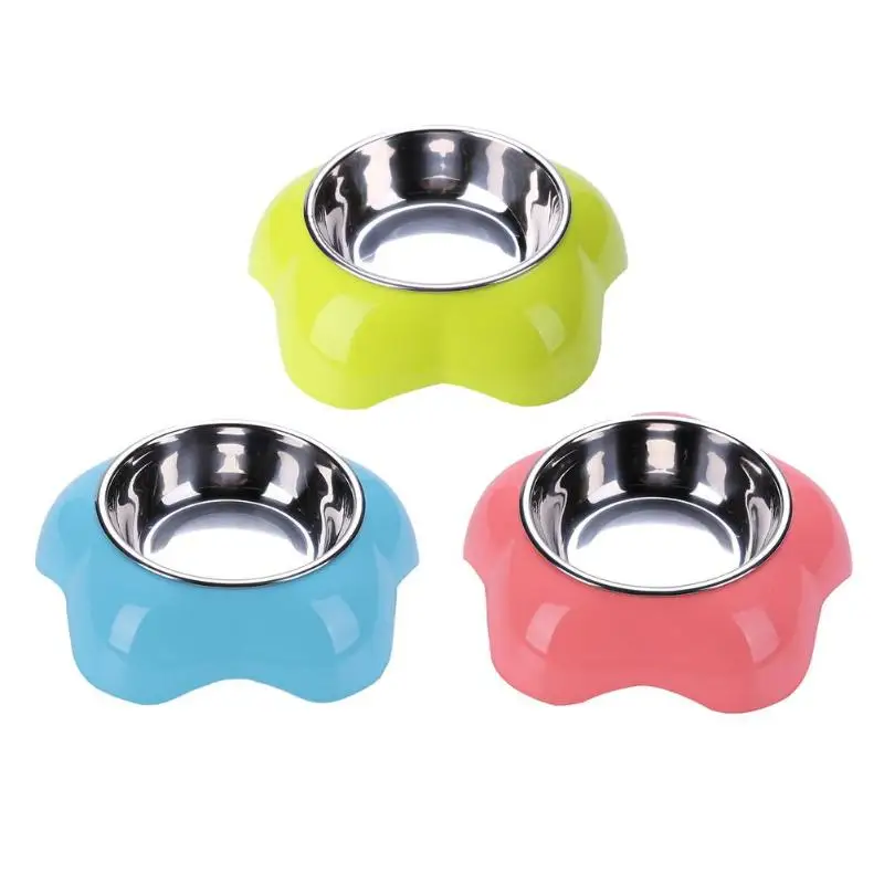 

Petal Shaped Dog Cat Drinking Bowl Environmental Protection and Non-toxicity Separable Single Bowl Basin Pets Supplies