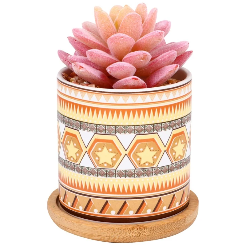 Potted Succulent Artificial Succulents Realistic Fake Plants Faux Cactus Cacti Plant | Дом и сад