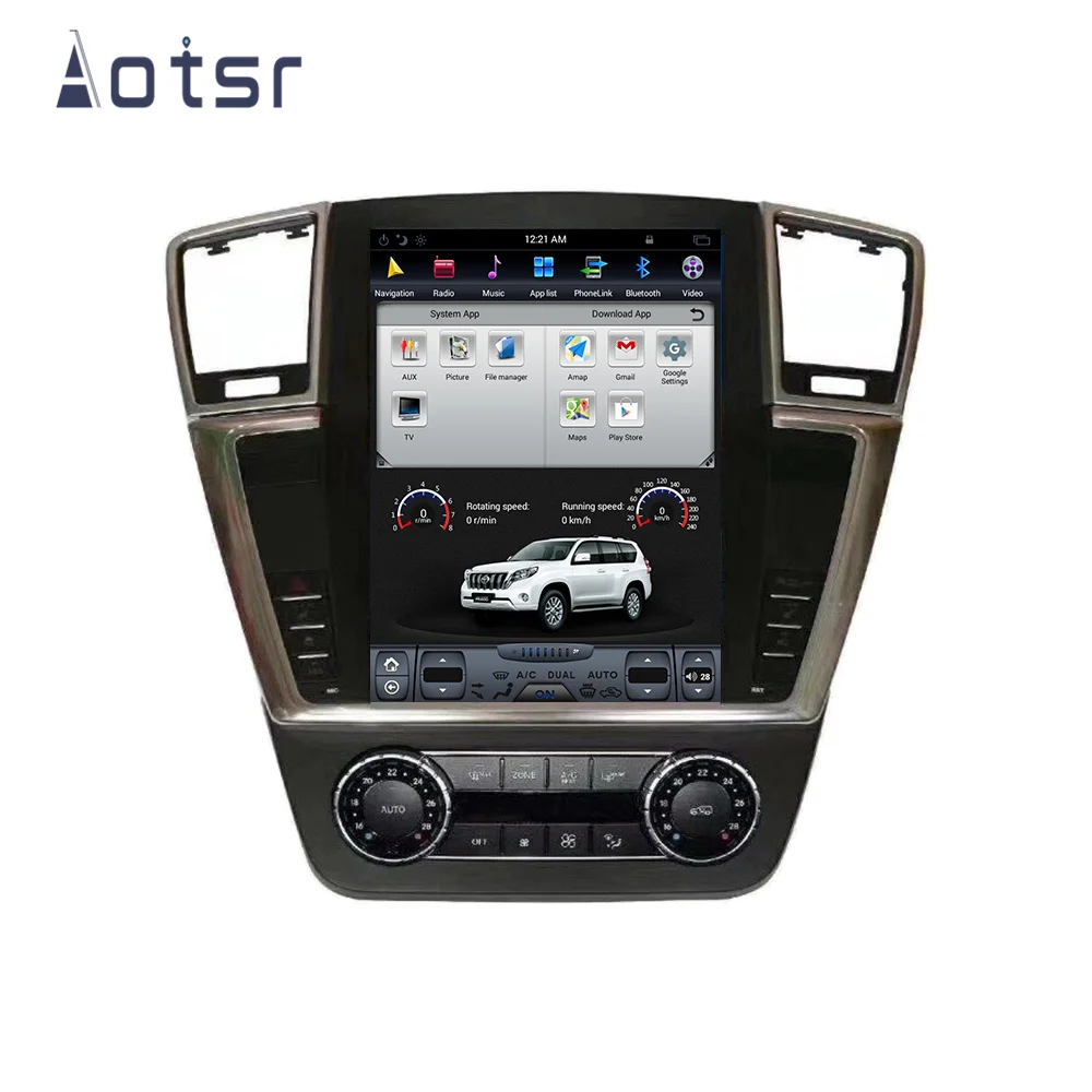 Tesla стиль Android 9 автомобильный gps-навигатор для Mercedes-Benz ML350 ML400 ML300 GL350 2012- авто радио головное устройство магнитофон