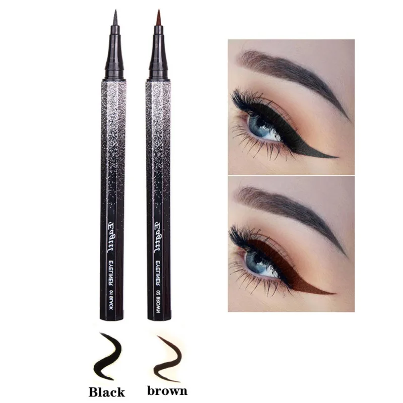 Black Star Eyeliner Long-lasting Waterproof Non-dizzy Dyeing Easy To Color Liquid Makeup | Красота и здоровье