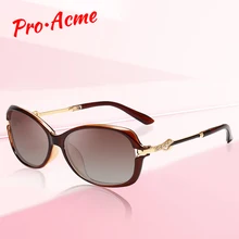 Pro Acme, фирменный дизайн, Алмазная форма, женские поляризованные солнцезащитные очки, Ретро стиль, модные женские солнцезащитные очки, gafas de sol mujer, PC1216