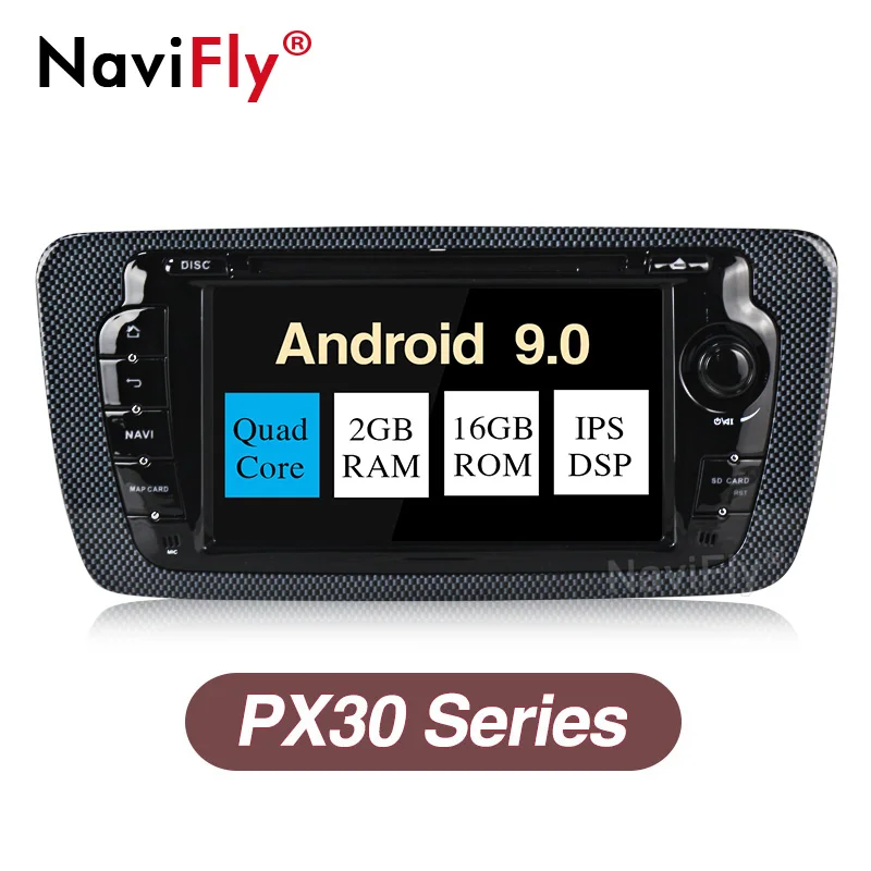 

NaviFly 2 Din IPS Screen DSP Android 9.0 for Seat Ibiza MK4 6J SportCoupe Ecomotive Cupra Car dvd radio multimedia player GPS FM