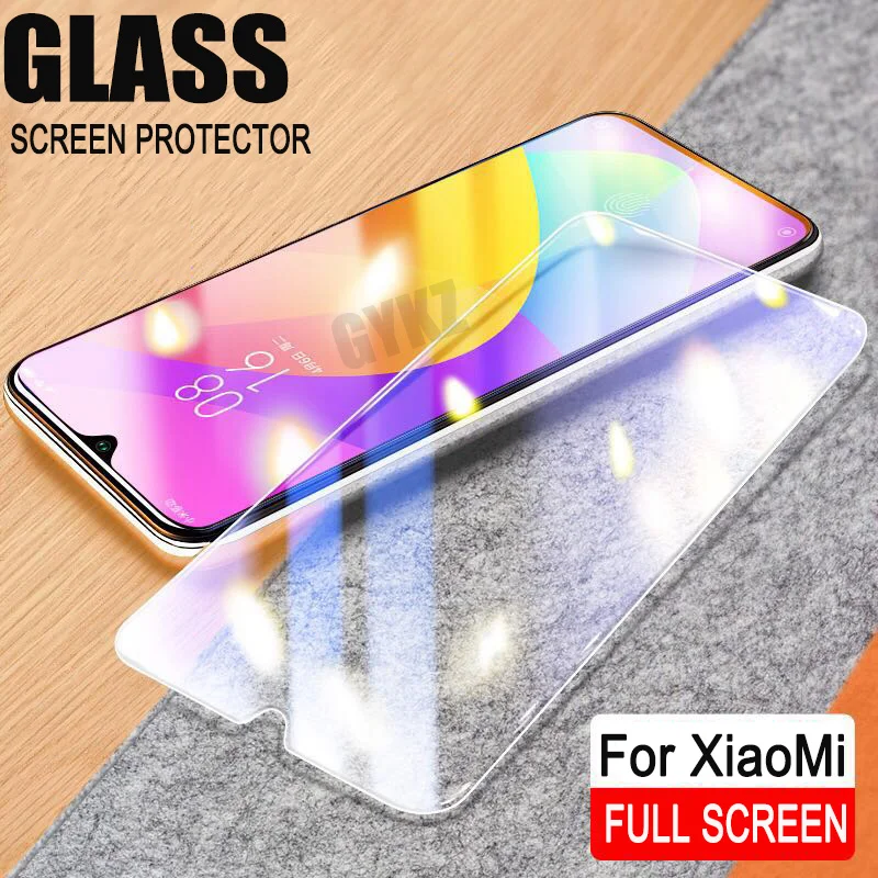 2pcs lot Full Screen Tempered Glass For Xiaomi Mi 9 8 Anti Blu ray Screen Protector