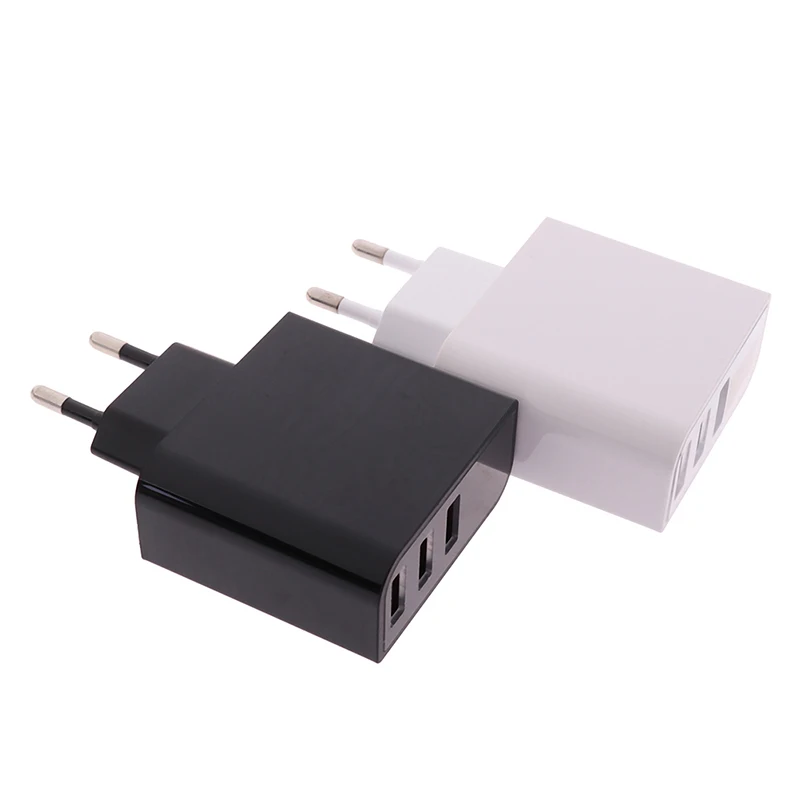 1 шт. Европейский стандарт 3USB порт Многофункциональный зарядный штекер с светодиодный дисплей 8*5*2,5 см