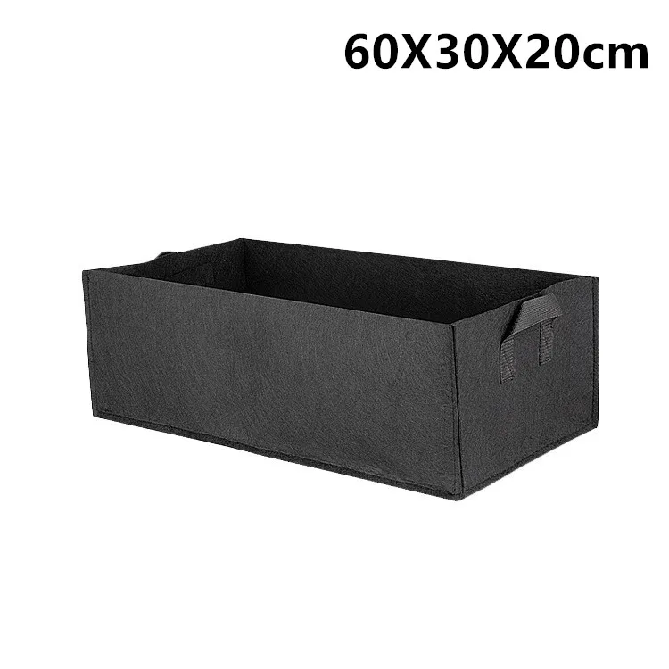 60x30x20cm Экологический растительный мешок плантатор для выращивания картофеля «сделай сам» нетканый материал томатный мешок-контейнер для посадки растений садовый цветочный горшок - Цвет: 60x30x20cm