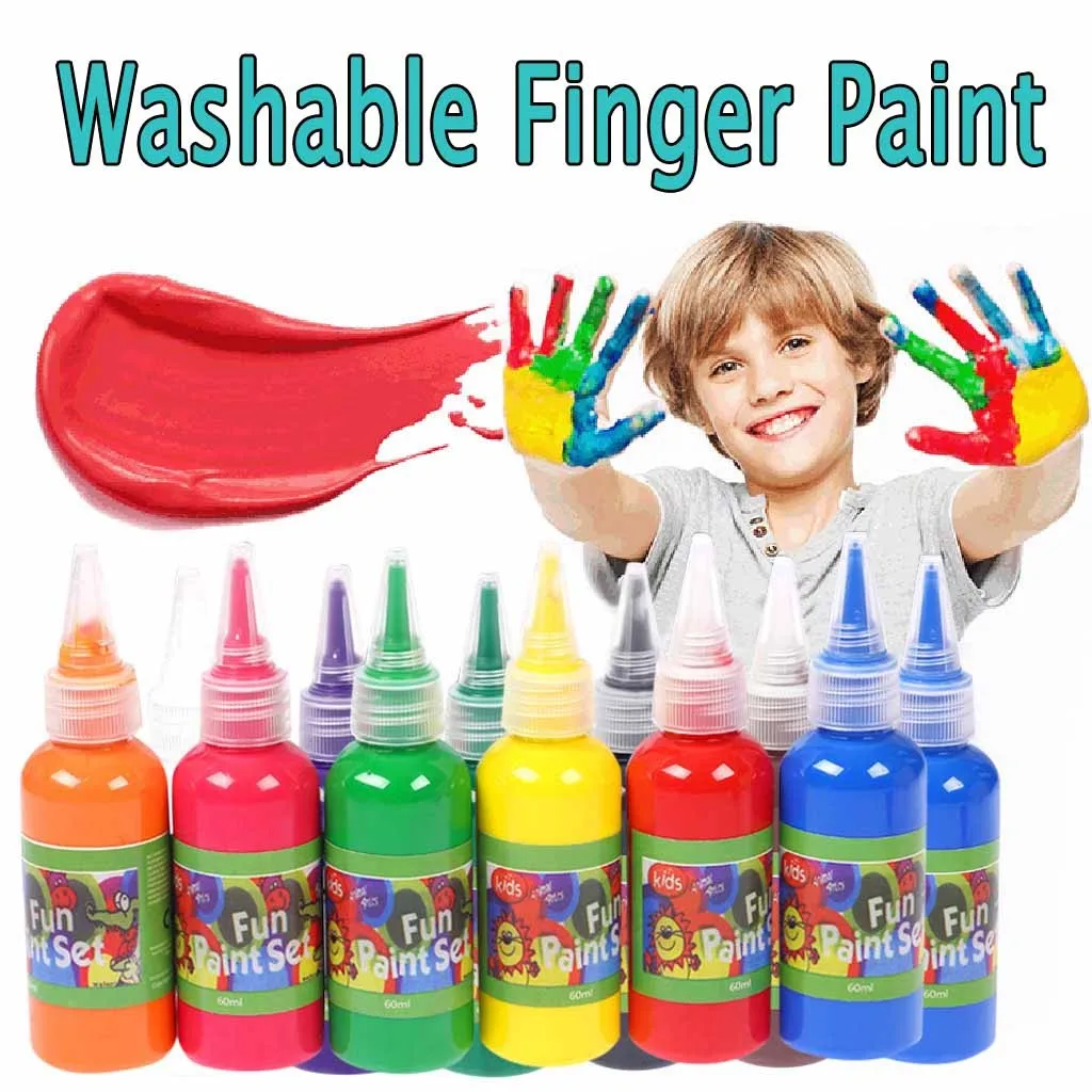 Washable Children's Paint Acrylic Paint Hose DIY Wall Painting Art