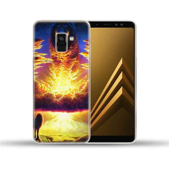 Король Лев Мягкий ТПУ чехол Обложка для samsung Galaxy A3 A5 A6 A8 плюс A9 A7 A10 A20 A30 A40 A50 A60 A70 A80 - Цвет: 13