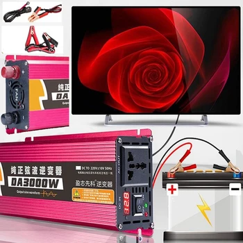 

Pure Sine Wave Inverter DC 12v 24v To AC 220v 50HZ 3000W Power Converter Booster For Car Inverter DIY