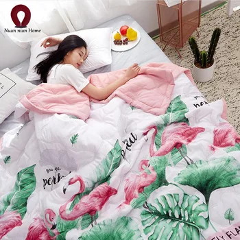 

Summer is air conditioner by the flamingo summer cool is double thin spring and autumn free shipping