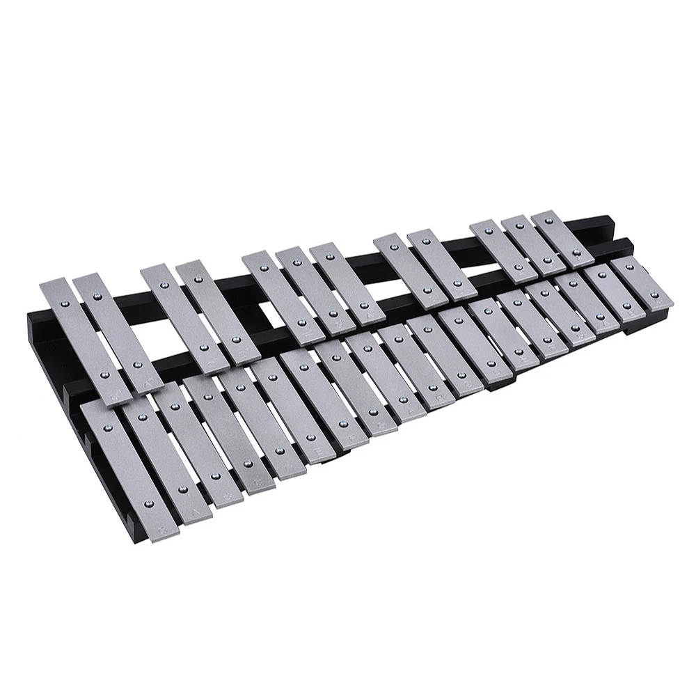 Складной 30 Note Glockenspiel ксилофон фортепиано Флит Glockenspiel виброфон Carillon музыка стук фортепиано перкуссия Instrumen KB08