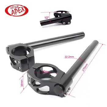 

48mm CNC Aluminium Alloy Motorcycle Clip-on Handlebar For Suzuki GSXR1000 K9 K10 GSX100R 2009 2010 Clipons Handlebars