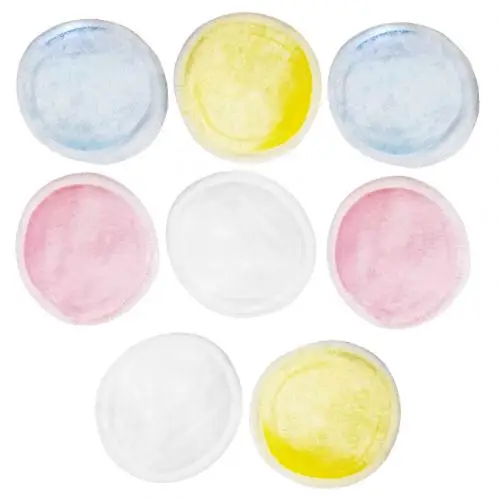 8pcs 8/12/16/20Pcs Reusable Soft Face Makeup Remover Wipe Pads Bamboo Cotton Double layer Wipe Pads Nail Art Cleaning Pads can remove - Цвет: 8pcs